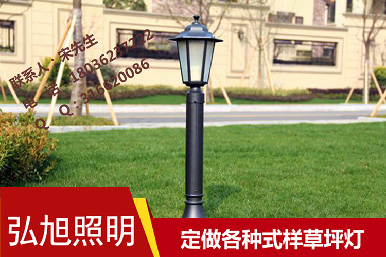 扬州弘旭厂家***各种规格欧式公园装饰照明草坪灯