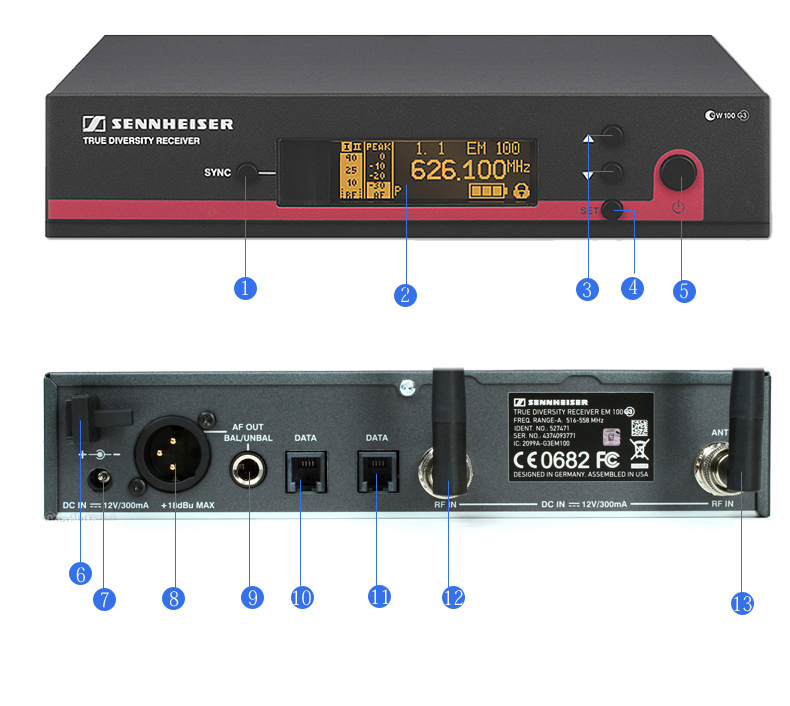 Sennheiser无线话筒