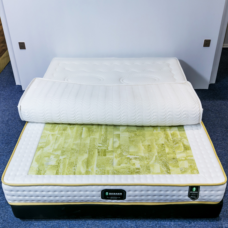 享玉天然乳胶棉进口发热系统双温双控玉石床垫家用功能床垫