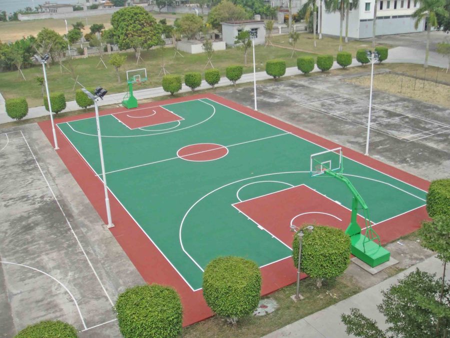 篮球场材料生产厂家在天津哪里能买到货？奥人材料厂家***