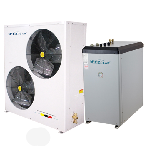 华天成空气能天冰款5P（分体）超超低温热泵机组