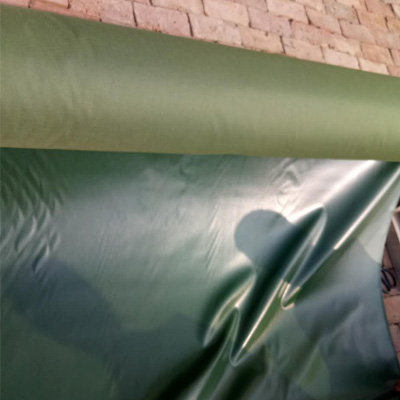 厂家供应 涤棉帆布军绿色加厚帆布料篷布面料防雨防晒抗老化帆布