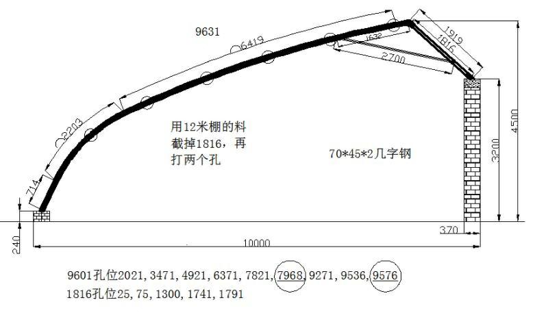 新品35x60几字钢骨架厂家新货供应