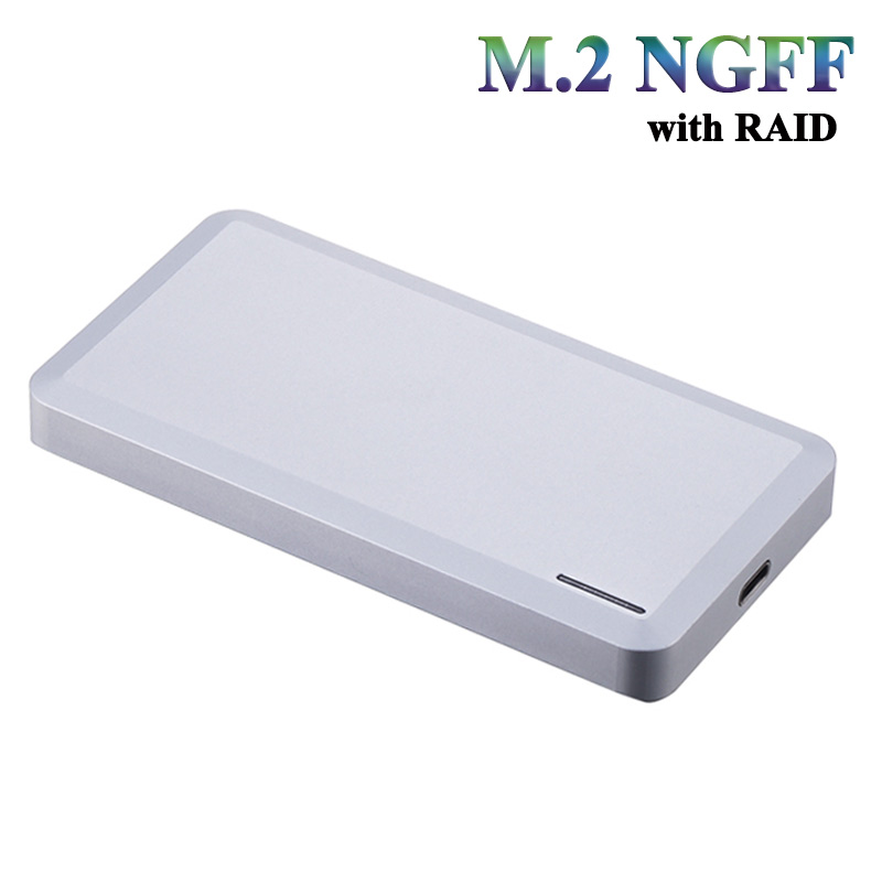 M.2 NGFF转Type-C 铝合金USB3.1移动硬盘盒