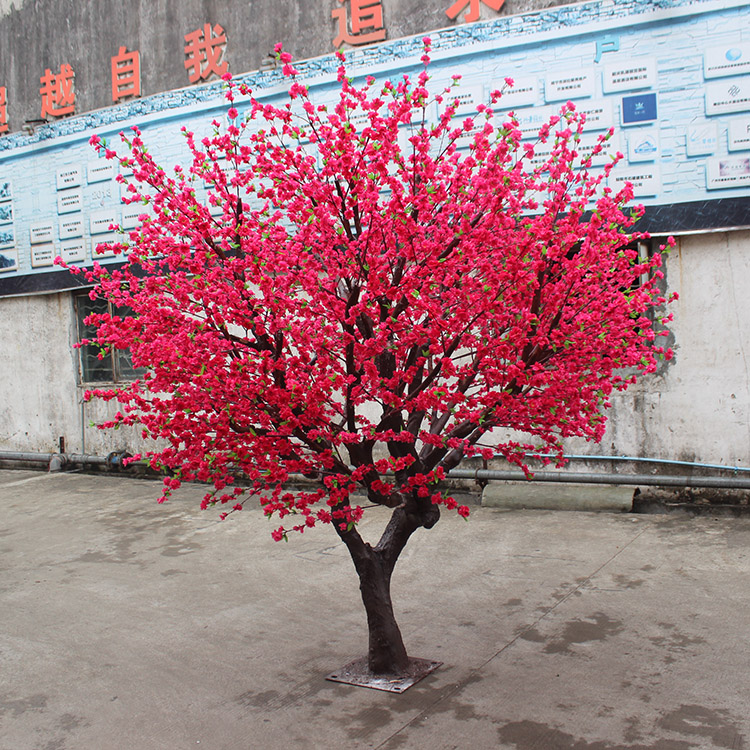 河南樱花假树仿真樱花树大型婚庆假花仿真桃花树樱花树许愿树