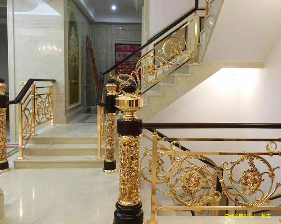欧式酒店铝楼梯扶手装修要如何搭配？古典装修搭配技巧
