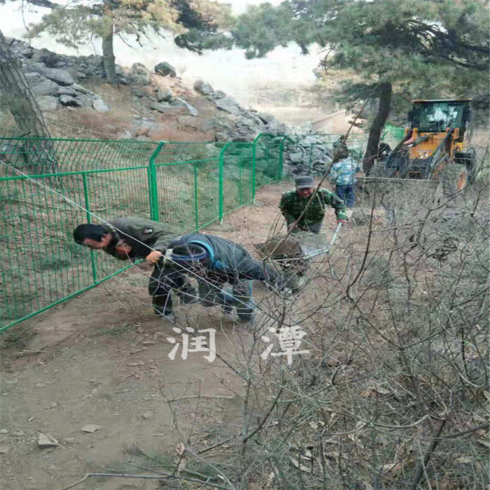 陕西西安 水利渠水隔离围栏 绿色铁丝网规格