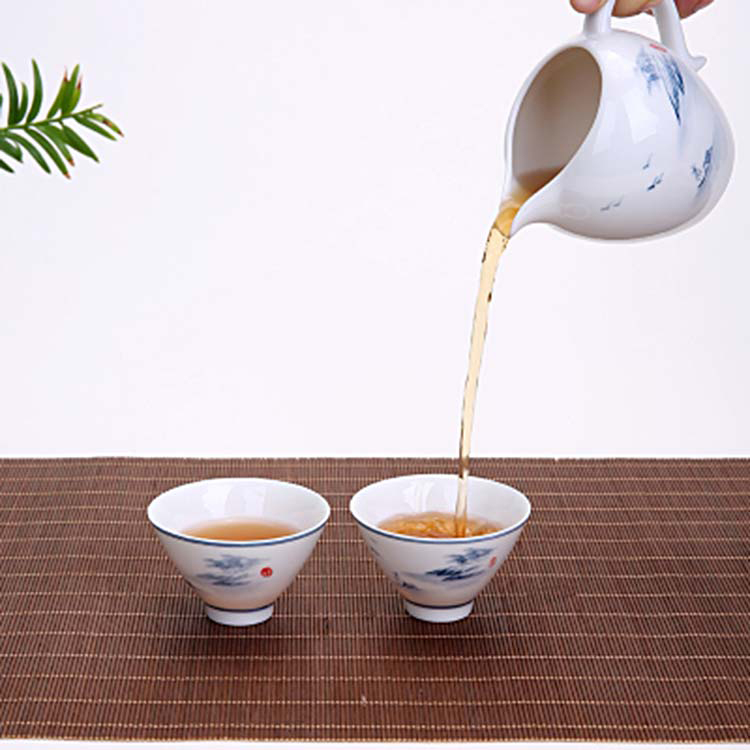 汝窑功夫茶具套装 办公室家用 陶瓷简约茶盘喝茶壶整套茶具礼盒