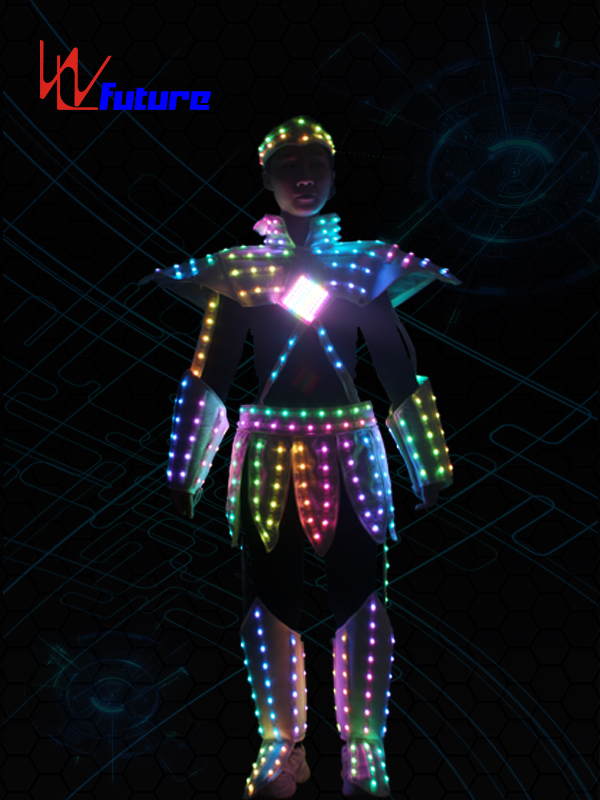 未来创意未来舞者发光服无线编程全彩变色led发光衣服