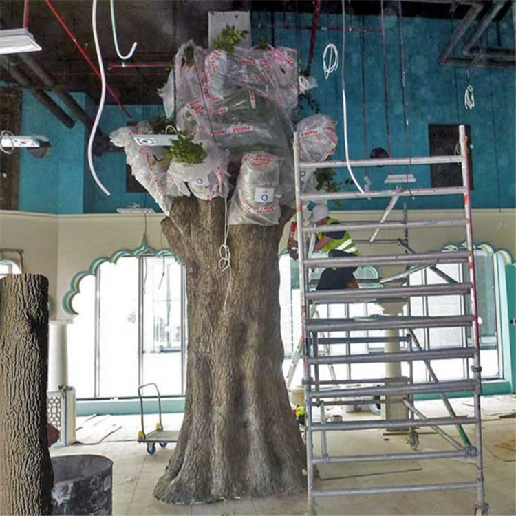 文安县假树厂家主题餐厅假树供应 文安县水泥假树厂家出售