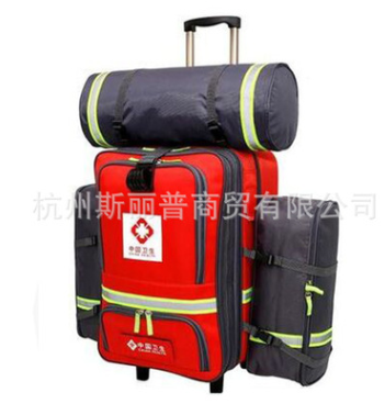 中国卫生应急队伍个人携行装备医院用应急演练携行箱式背囊拉杆包