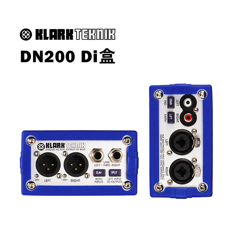 klark teknik DN200 乐器录音演唱会Di盒