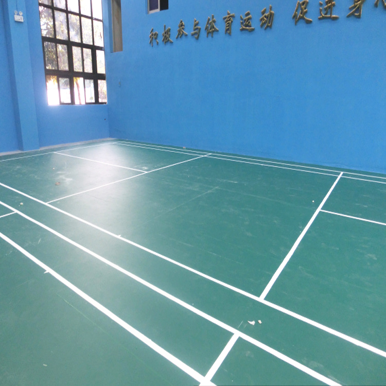 深圳市荔枝纹室内塑胶地板 羽毛球场地地胶