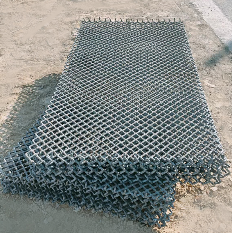 焊接筛网 锰钢电焊成型 高温淬火 耐磨使用寿命长