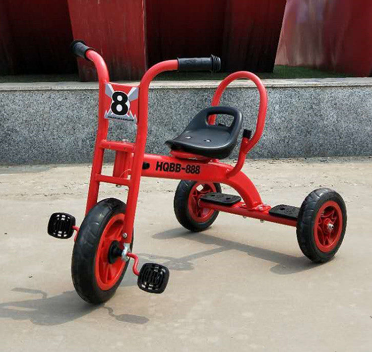 幼儿园儿童三轮单人车PVC轮