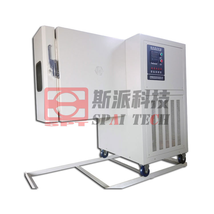 济南斯派供应落地式电子万能材料试验机专用高低温试验箱