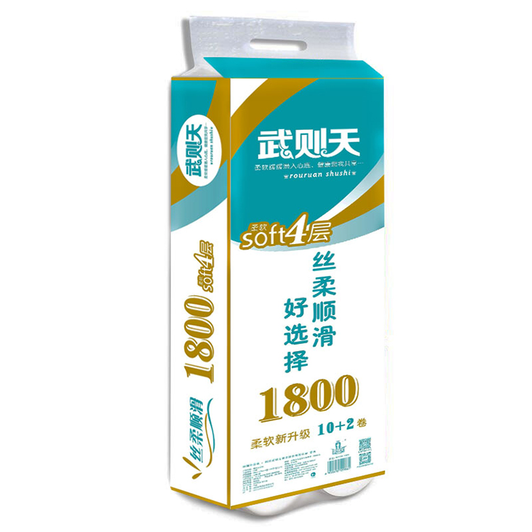 武则天1800克10+2卷纸白色